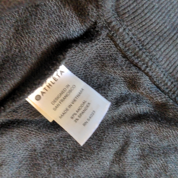 NWT Athleta Rythmic Crop Zippered Hoodie - Picture 8 of 12